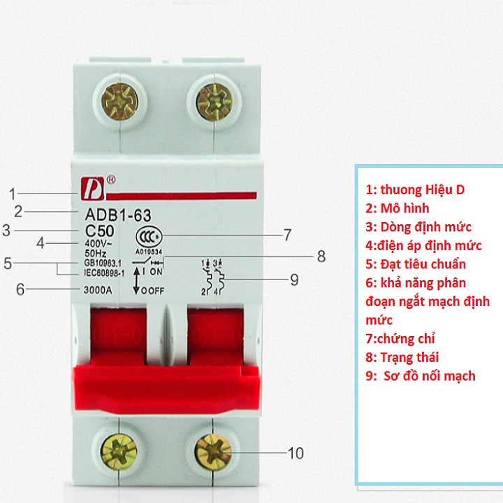 CẦU DAO OPTOMAT TỰ ĐỘNG