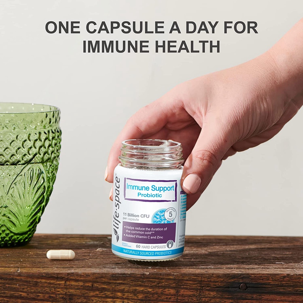 Viên uống men vi sinh hỗ trợ hệ miễn dịch, tăng cường sức đề kháng Life space immune support probiotic 60 viên Úc