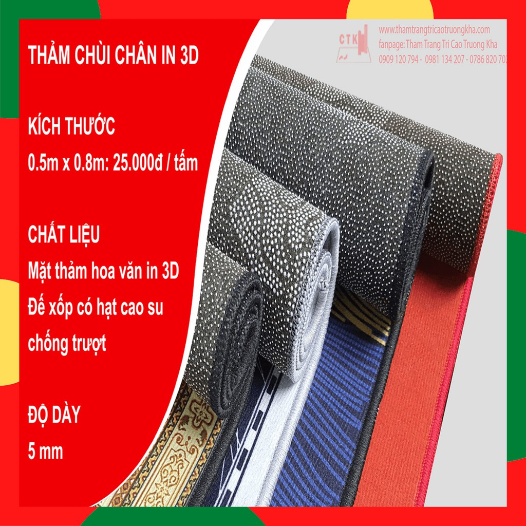 Thảm lau chân hình thú, thảm nhà bếp cao cấp chống trượt 80 x 50cm, 60x40cm