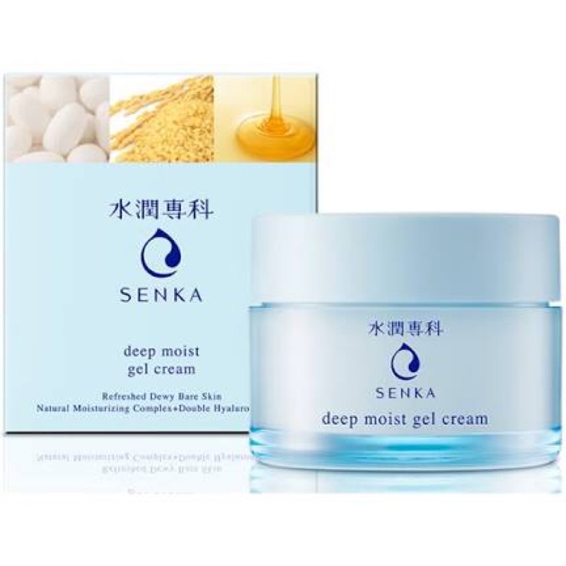Mặt Nạ Ngủ Cấp Ẩm Chuyên Sâu Dạng Gel Senka Deep Moist Gel Cream 50g