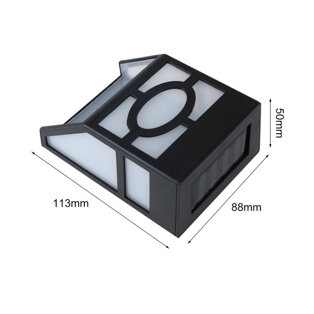 Đèn LED treo tường được cung cấp năng lượng mặt trời Đèn LED ngoài trời Đường dẫn sân vườn Cảnh quan Hàng rào