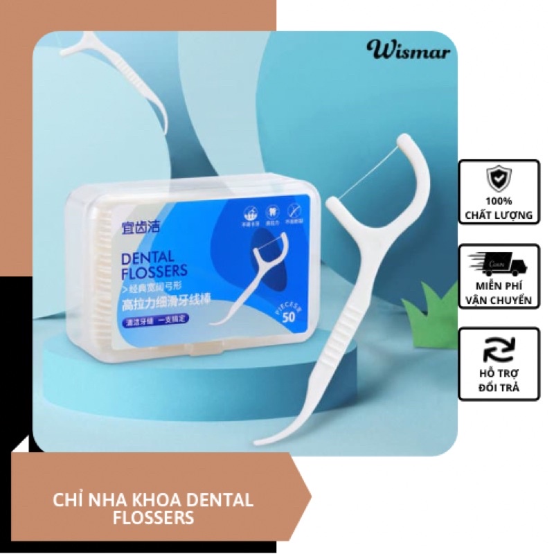 RẺ VÔ ĐỊCH TĂM CHỈ NHA KHOA DENTAL FLOSSERS TIỆT TRÙNG SỢI CHỈ MẢNH