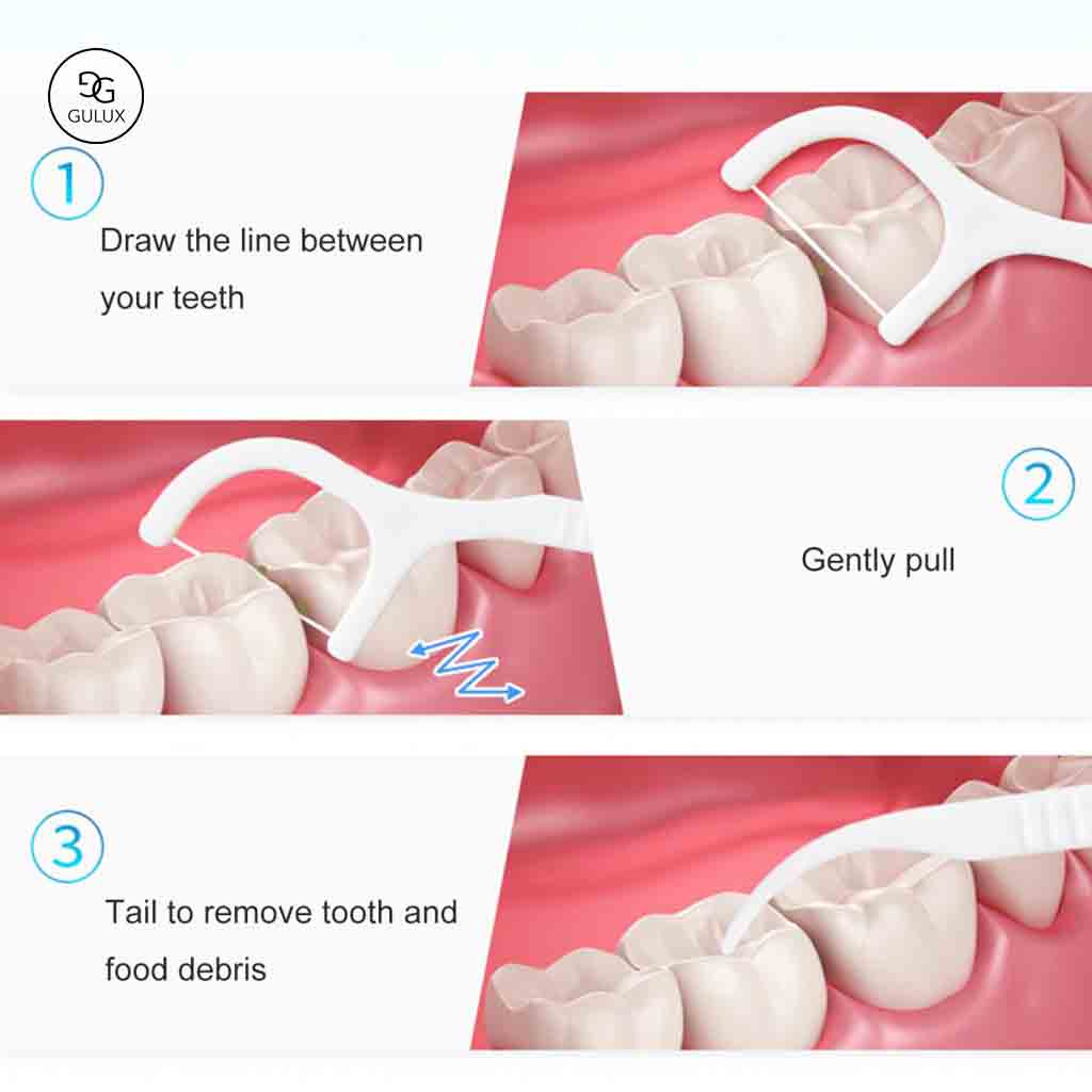 Tăm chỉ nha khoa DENTAL FLOSSERS, Chỉ nha khoa Dental Floss sợi chỉ mảnh và chắc chắn