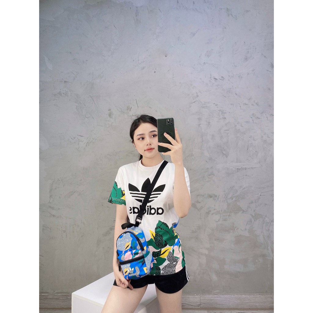 (HÀNG XUẤT XỊN) Balo das xanh họa tiết
