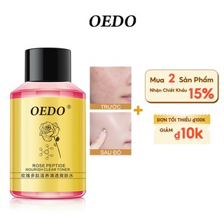 Nước hoa hồng OEDO Toner làm sạch nuôi dưỡng trắng da Làm dịu và Phục hồi Chống nhăn 100ml