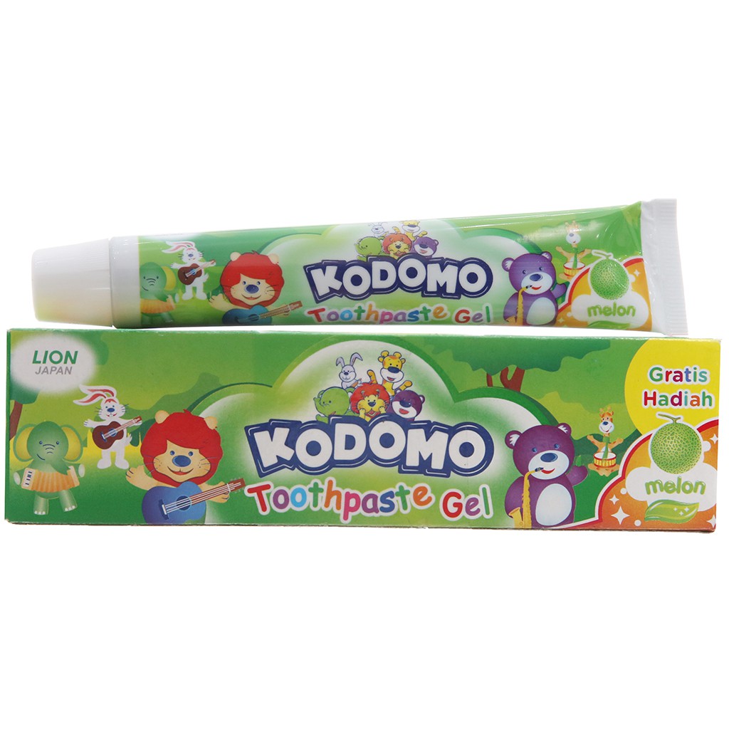 Kem đánh răng Kodomo không cay, an toàn cho bé khi nuốt - 45g