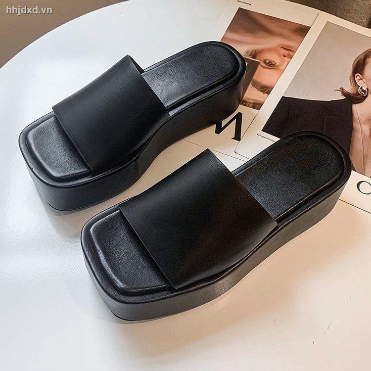 ↂ✵◙Dép Lê Đế Xốp Dày Mẫu 2021 Thời Trang Mùa Hè Hàn Quốc Mới Cho Nữ