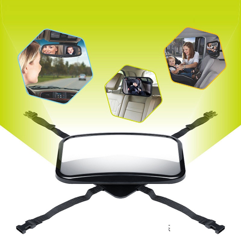 Edb * 360 Độ° Gương Chiếu Hậu Xoay Gắn Ghế Ngồi Xe Hơi An Toàn Cho Bé