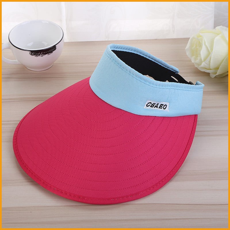 Nón rộng vành xanh mũ che nắng nửa đầu vải dày cực mát hàng đẹp màu sắc thời trang thể thao, du lịch đội chống nắng đẹp