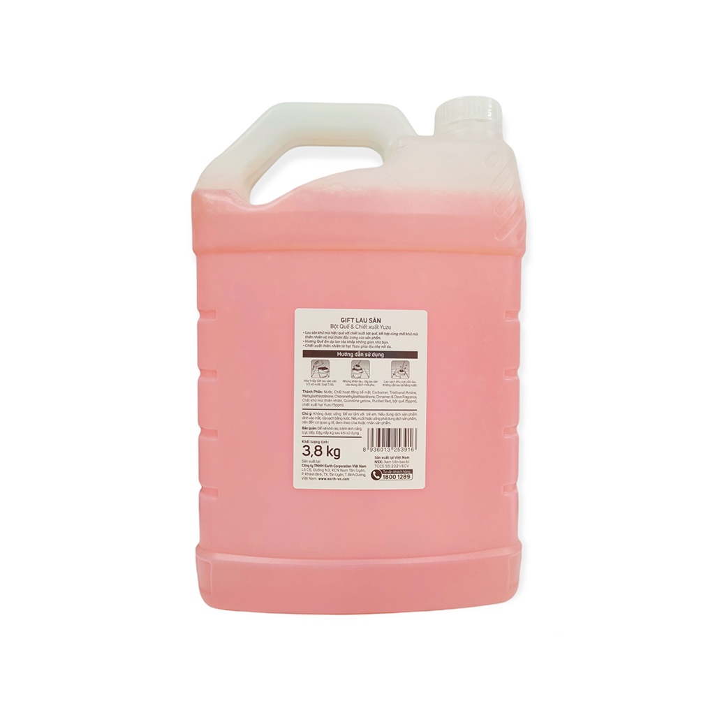 Nước Lau Sàn Gift Thiên Nhiên Can 3,8Kg Chiết Xuất Từ Thiên Nhiên Nhiều Loại Hương