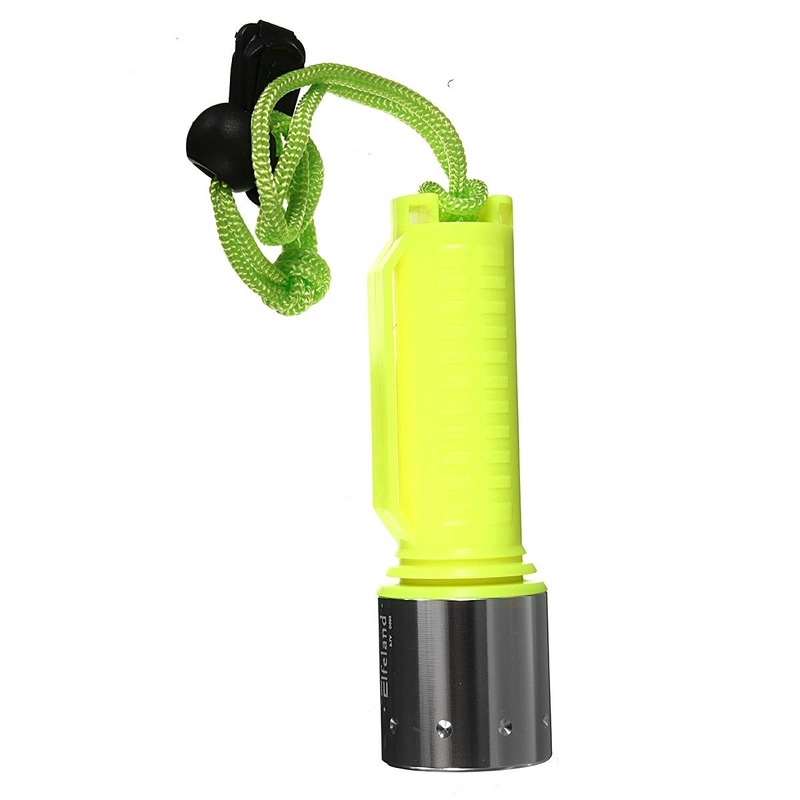 Đèn pin lặn chống thấm nước có vòng đeo tay 6000 lumens cree t6 tiện dụng