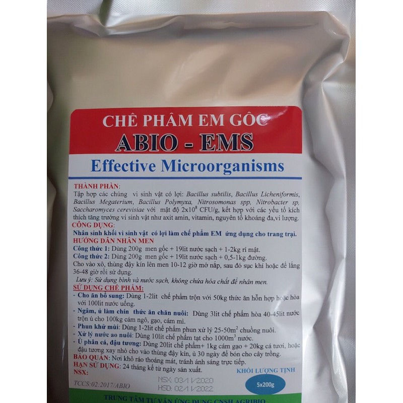 chế phẩm vi sinh EM gốc bôt