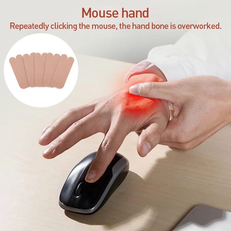 1 Miếng Dán Ngón Tay Bằng Vải Thạch Cao Thoáng Khí Giảm Đau Chống Bong Gân