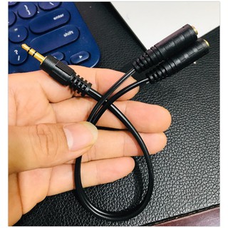 [Mã ELHACE giảm 4% đơn 300K] Jack Audio Chia 1 Thành 2 Cổng 3.5 - AUD353