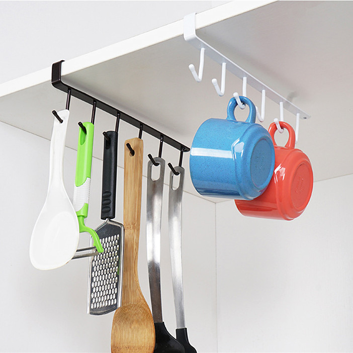 Giá Treo Đồ Dùng Nhà Bếp Gắn Tủ Chạn Tiện Lợi