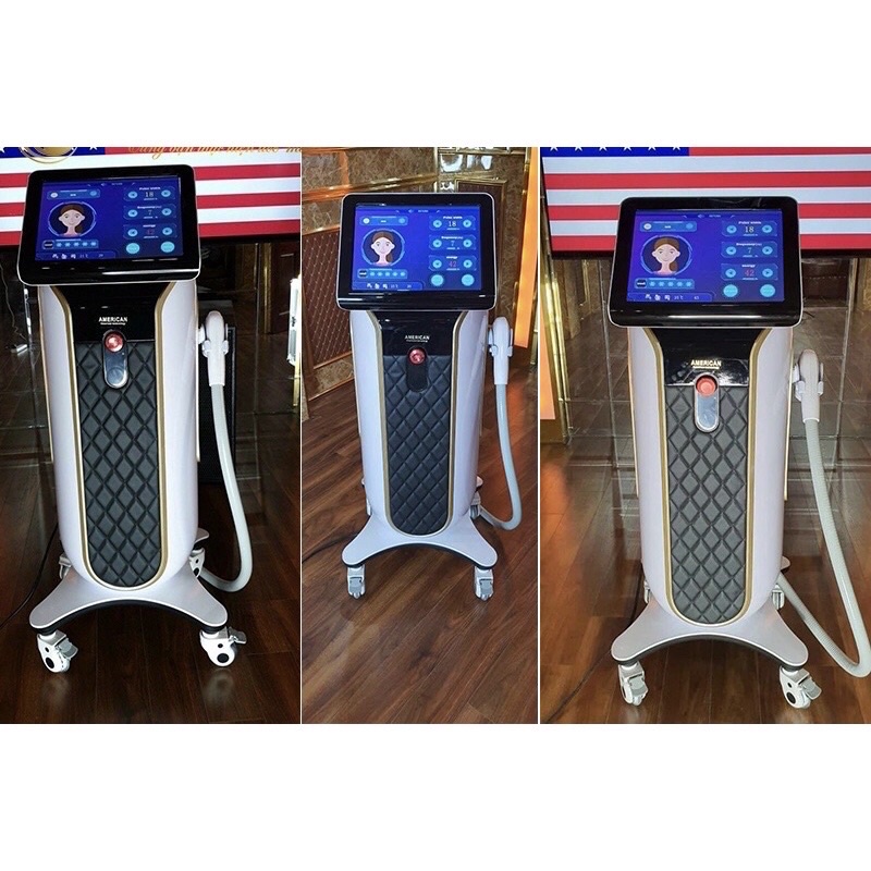 Máy triệt lông Diode laser American vỏ da hàng xịn sò