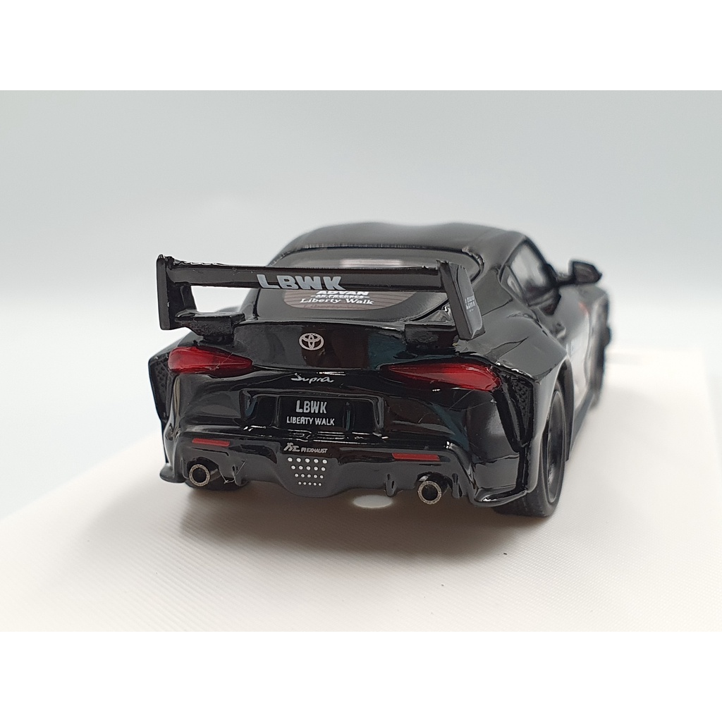 Xe Mô Hình Toyota Supra LBWK tỉ lệ 1:64 hãng Time Micro ( Đen )