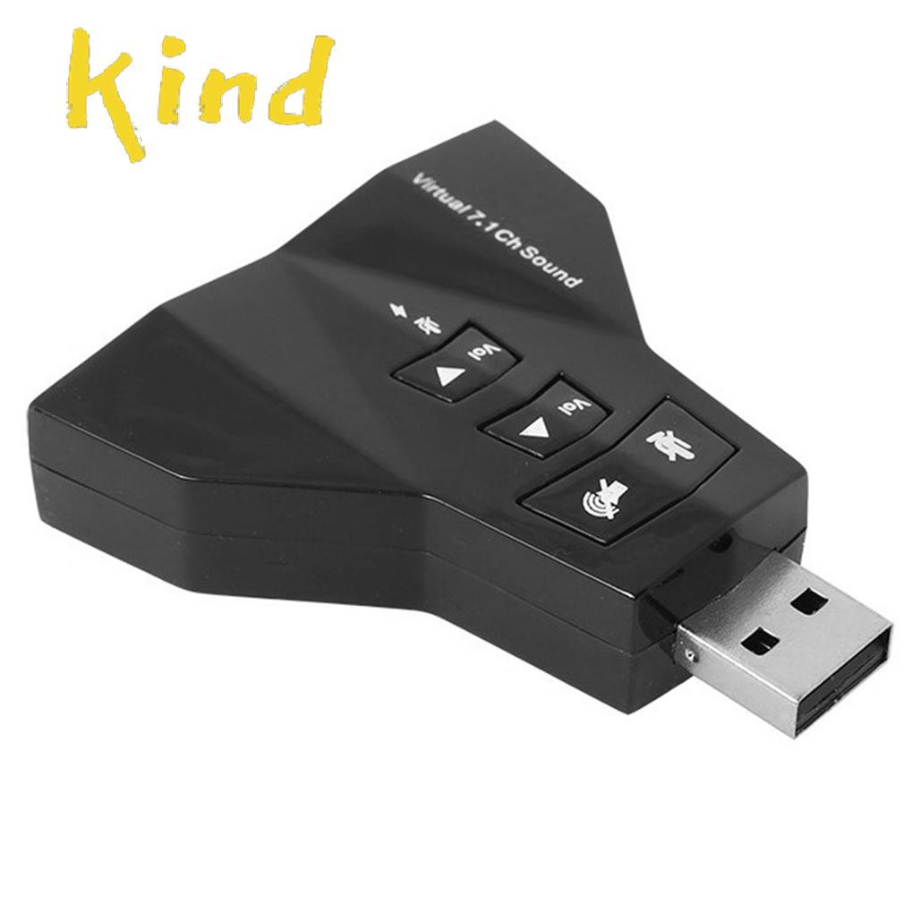 Usb Chuyển Đổi Âm Thanh 7.1 Đầu Cắm 3.5mm