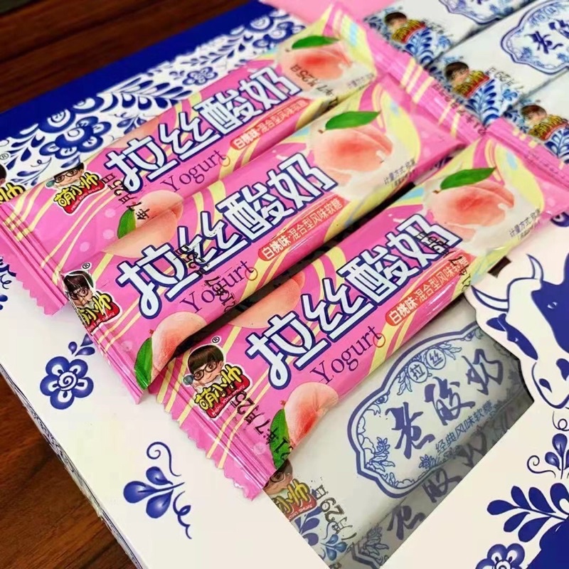 1 HỘP 30 THANH SỮA CHUA KÉO - DẺO DAI THƠM NGON - KẸO KÉO