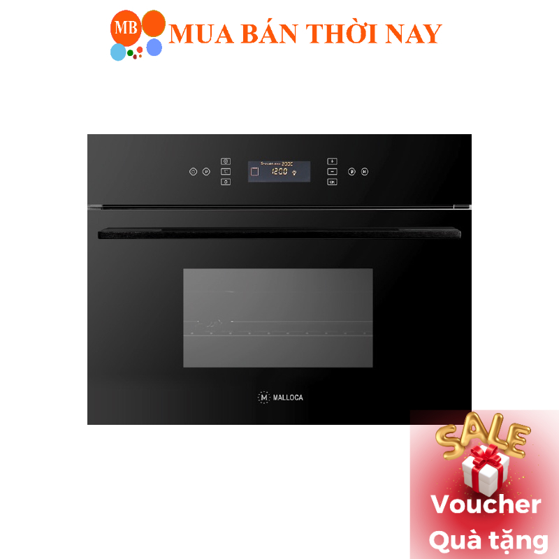Lò nướng âm tủ Malloca MOV 40CP 7 Chức Năng, Dung Tích 40L