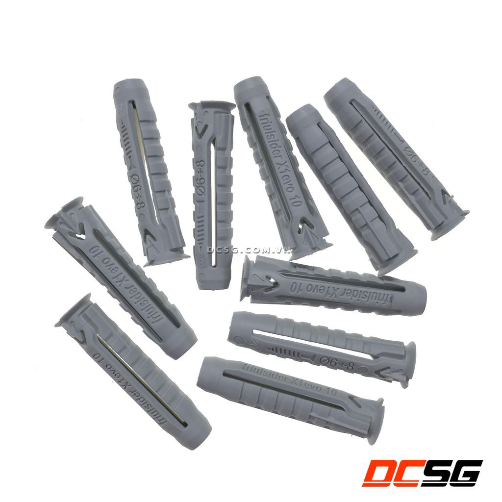 Tắc kê nhựa 6-8-10mm Friulsider mã X1  | DCSG