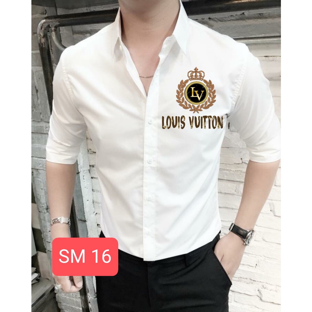 Áo Sơ Mi Nam Cao Cấp Trắng Phong Cách Công Sở Lịch Lãm