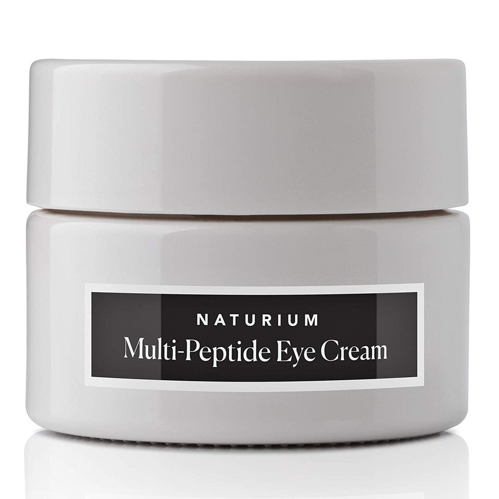 Multi-Peptide Eye Cream - 0,5 oz, Chống nếp nhăn, Giảm quầng thâm dưới mắt,Kem cho vùng mắt của Naturium