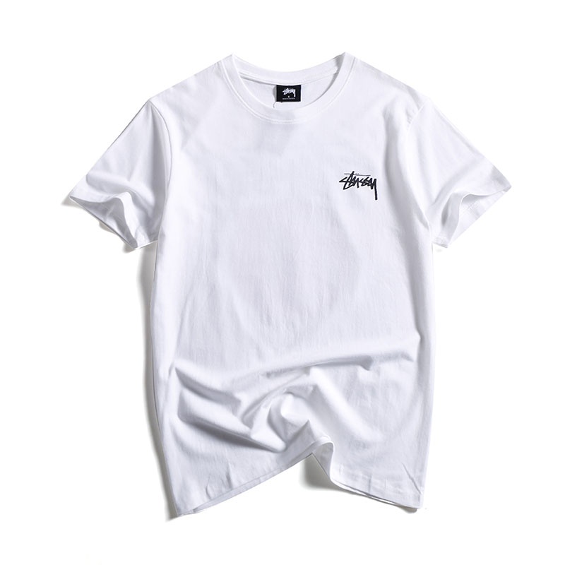 Áo Thun Tay Ngắn Cổ Tròn In Hình Ba Chú Rồng Và Rồng Stussy Cá Tính Cho Nam Nữ