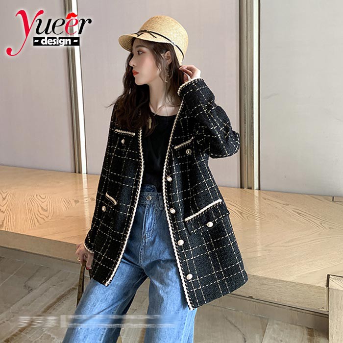 Áo Khoác Cổ Chữ V Phong Cách Retro Pháp Cho Nữ | BigBuy360 - bigbuy360.vn