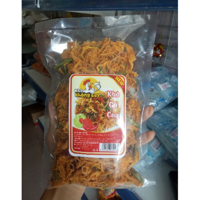 Sỉ 200gr-500gr-1kg Khô gà xé sợi lá chanh