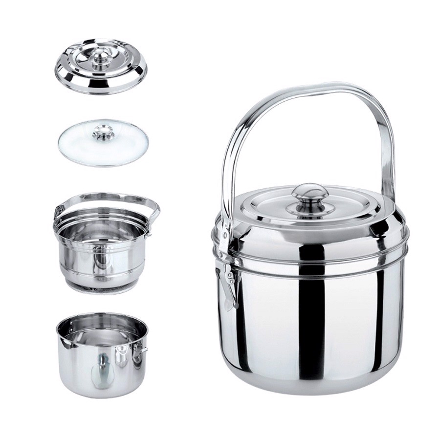 Nồi ủ nhiệt inox Mishio MK187 5.4L inox 304 - Hàng thanh lý