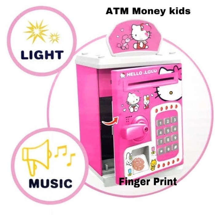 Ống Heo Tiết Kiệm Hình Hello Kitty Xinh Xắn Cho Bé