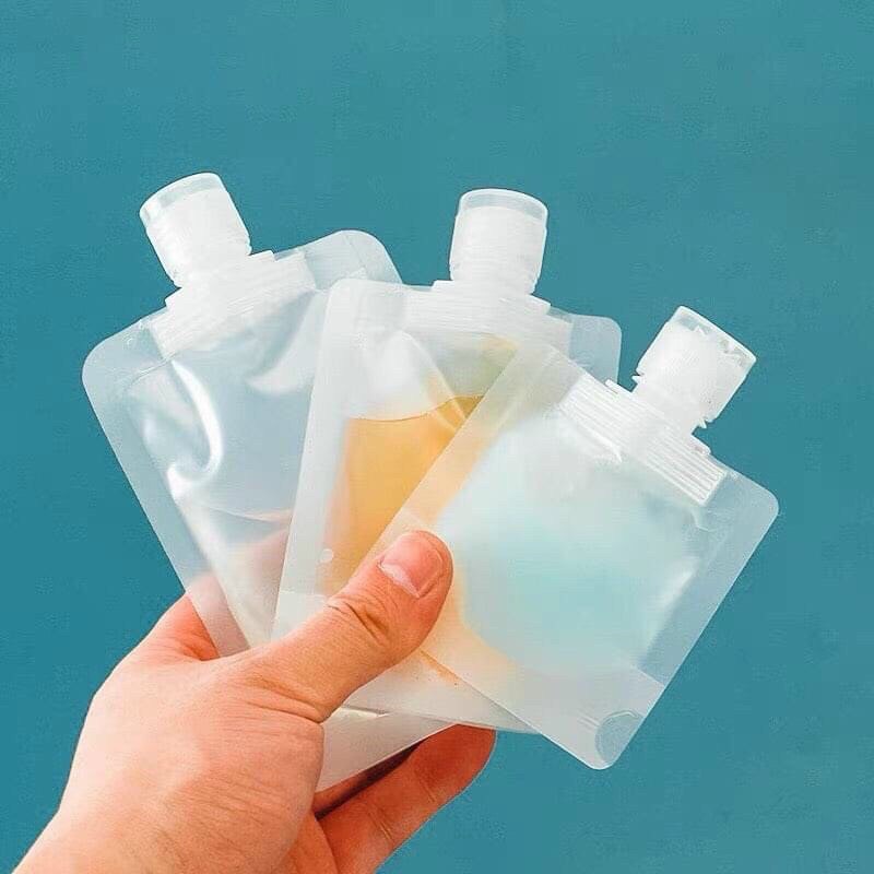 SET 3 cái 3 size - Túi chiết mỹ phẩm kem dưỡng da du lịch, túi đựng lotion sữa dưỡng thể, dầu gội, sữa tắm nhỏ gọn