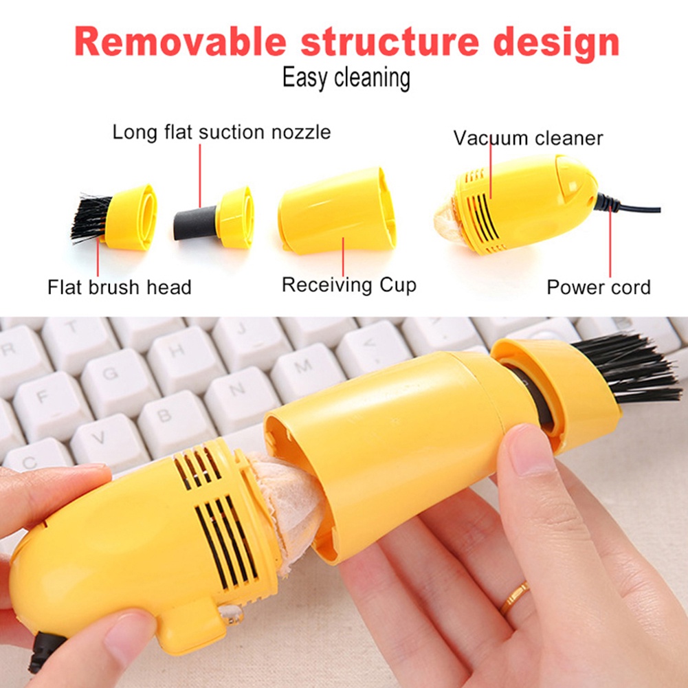Dụng cụ làm sạch bàn phím máy tính mini cổng USB