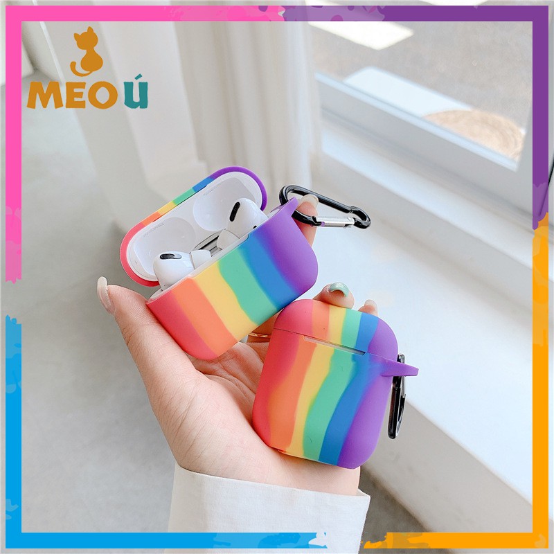 Case Airpods Cầu Vồng cho AirPods 1/2/Pro - airpod case