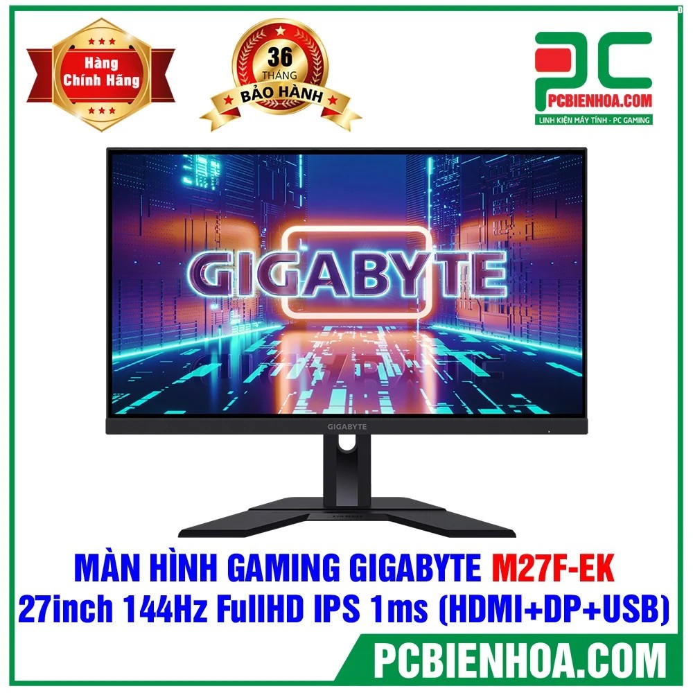 MÀN HÌNH GIGABYTE M27FEK 27IN 144HZ FULLHD IPS 1MS ( HDMI / DP / USB )