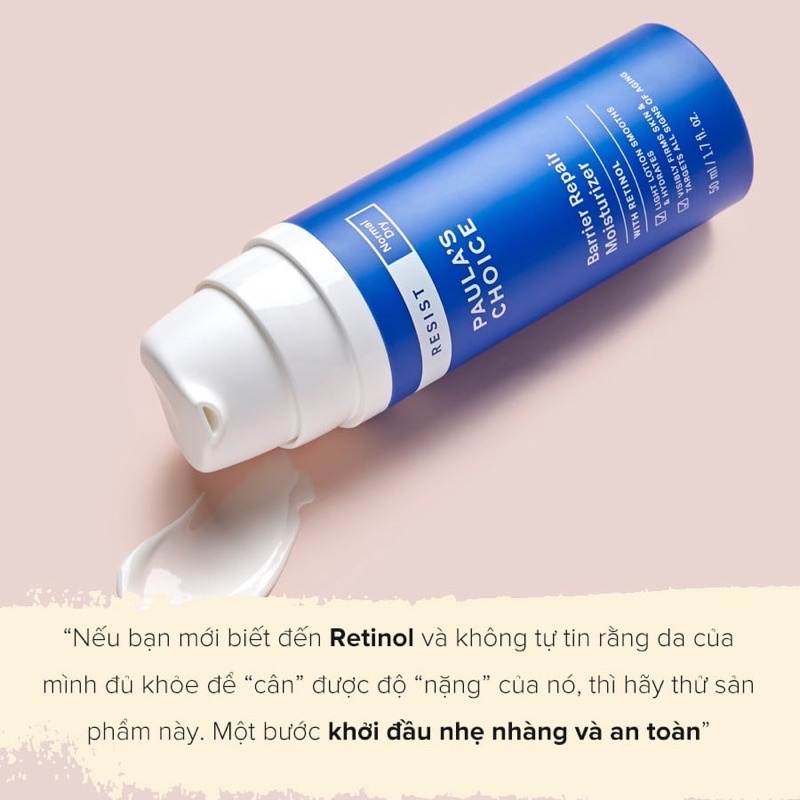 Kem dưỡng tái tạo da Paula’s Choice Resist Barrier Repair Moisturizer Skin Remodeling Complex 50ml