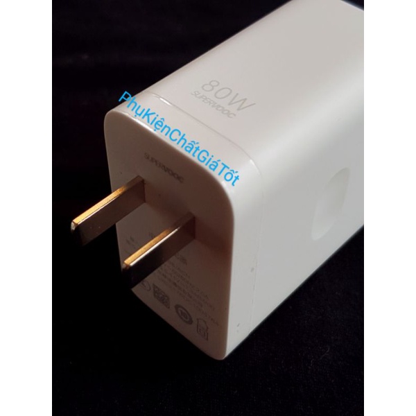 Bộ sạc nhanh 80W OPPO Reno 8 5G / 8Pro, Reno9 Pro+, Reno 10Pro 5G, Find X5Pro X5 X5... REALME GT Neo3 /Neo 3T, Q5Pro...