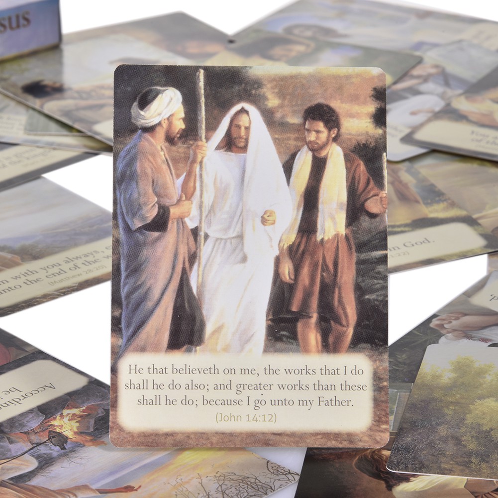 Bộ 44 thẻ bài Tarot hình chúa Jesus độc đáo