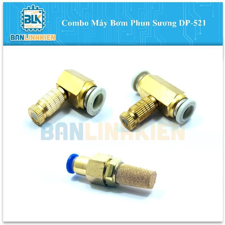 Máy Bơm Phun Sương DC12V 521 Máy Bơm Ap Siêu Khỏe