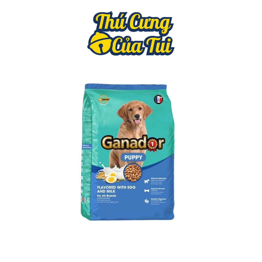 Thức Ăn Hạt Khô Ganador Cho Chó Con, Chó Lớn 400g - Thú Cưng Của Tui
