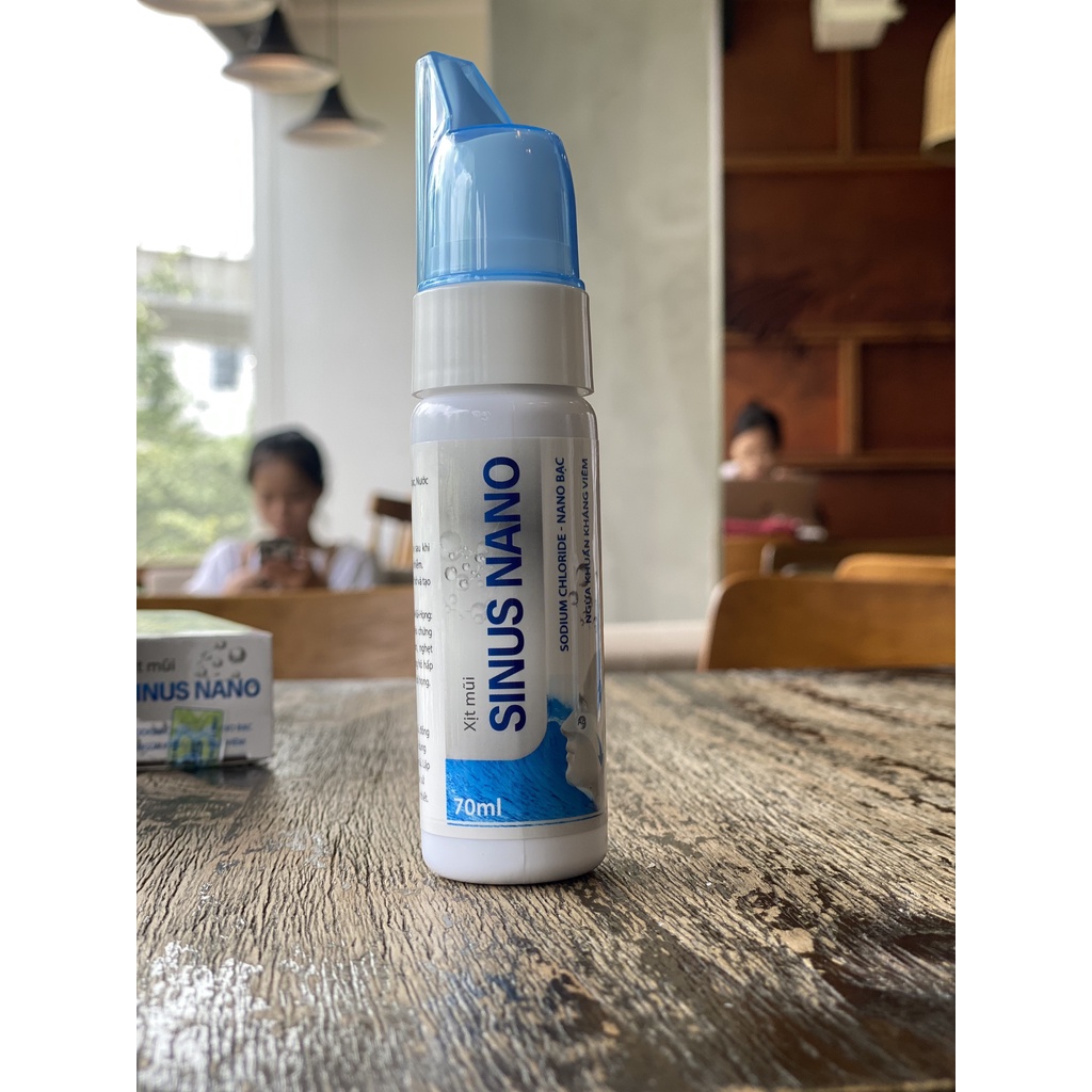 Xịt Mũi Sinus Nano Bạc Cao Cấp - Ngăn Ngừa Viêm Xoang Viêm Mũi