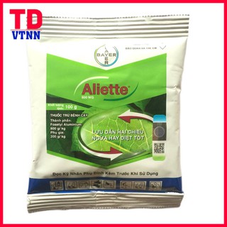 Thuốc trị nấm bệnh Aliette 800WP - trị thối gốc, rễ cho phong lan - gói 100 gam