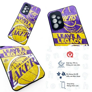 Ốp lưng Samsung A13, A23, A33, A53, A73 NBA, team LA Lakers, Ốp lưng chống sốc toàn diện, chống xước cực tốt