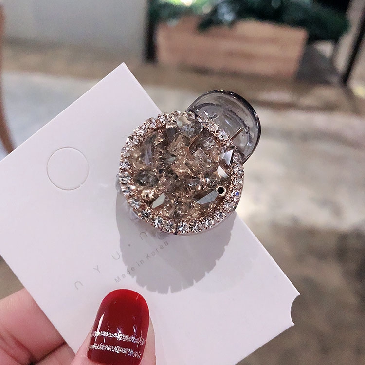 Kẹp tóc kèn trumpet đính đá thời trang