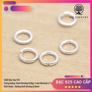 Charm S925 khoen tròn hở