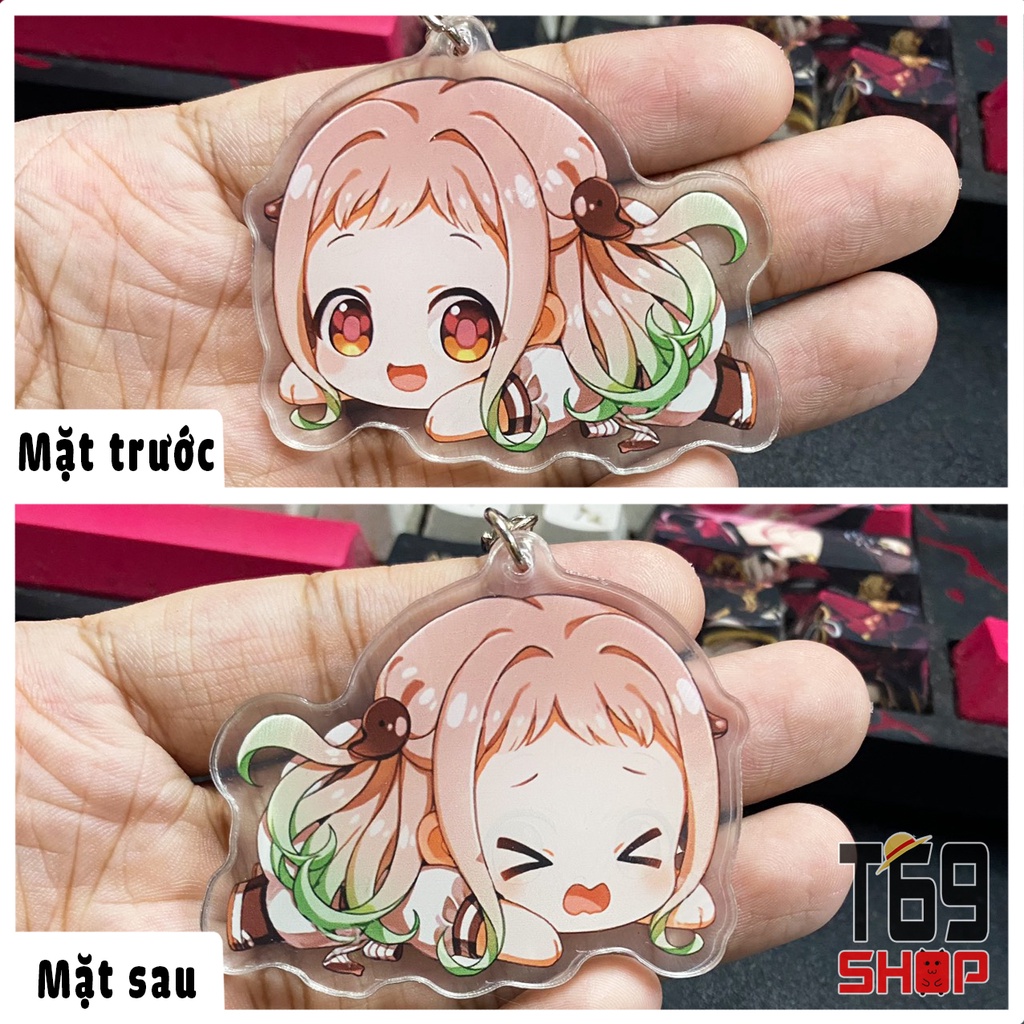 Móc khóa mica anime Jibaku Shounen Hanako-kun - Mẫu 2 (Loại cao cấp - Hình in ép giữa 2 mặt mica)