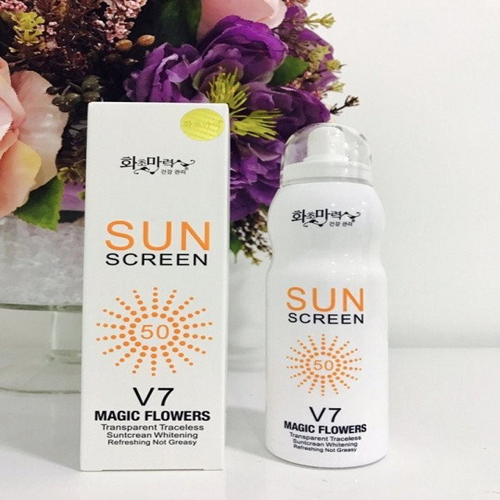 Xịt Chống Nắng Sun Screen V7 Dung Tích 200ml