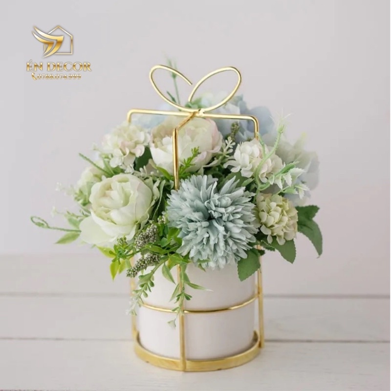 Lọ Hoa Kèm Hoa, Lọ Hoa Xinh Xắn, Trang Trí Nhà Cửa, Én Decor