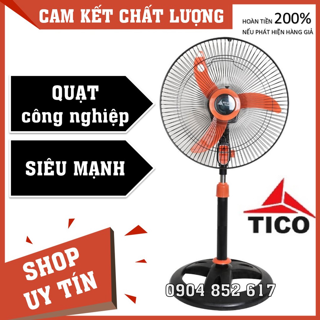 Quạt cây đứng TICO, quạt công nghiệp Điện cơ Việt Nhật, CCN-B400, sải cánh 400